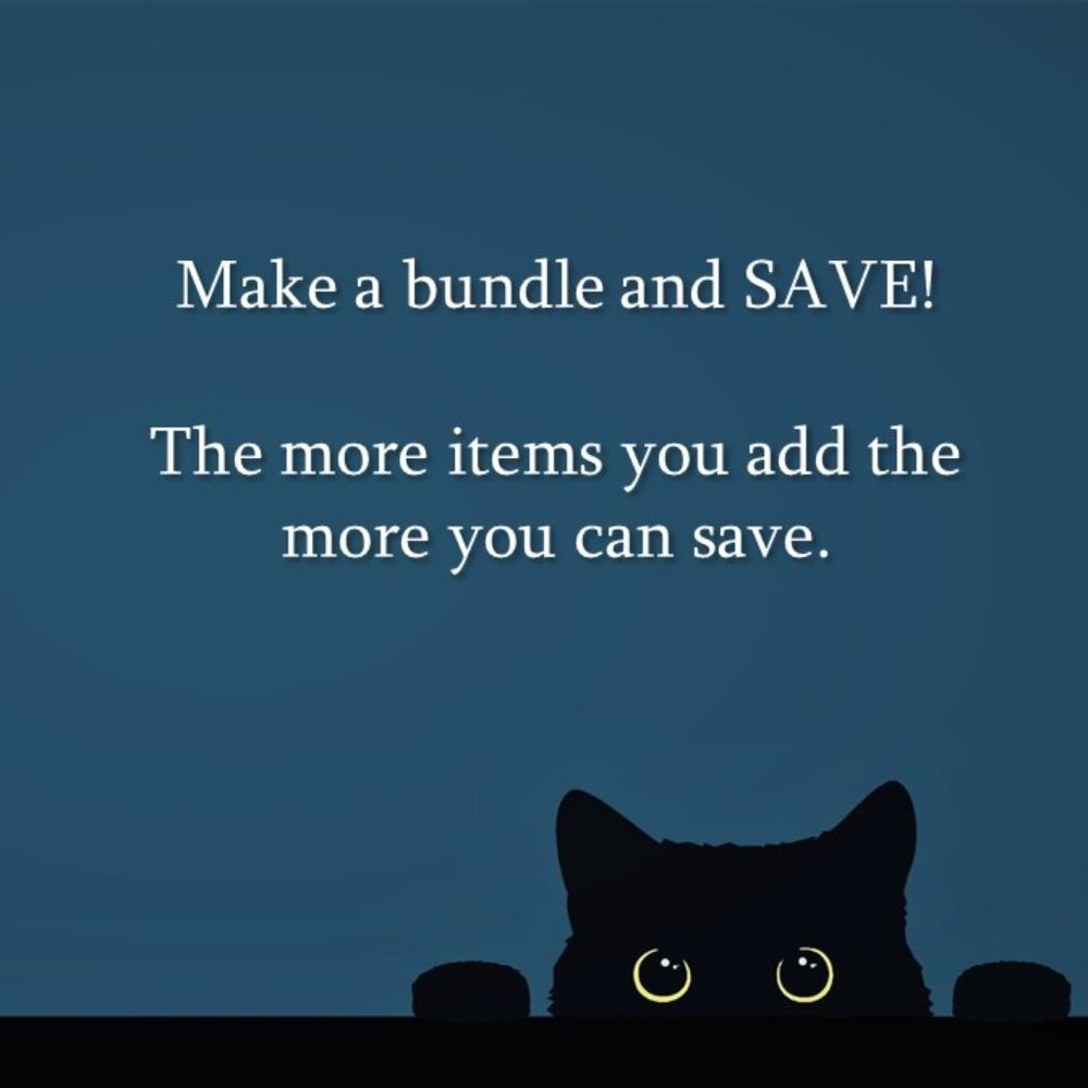 BUNDLE AND SAVE - buy more save more :)